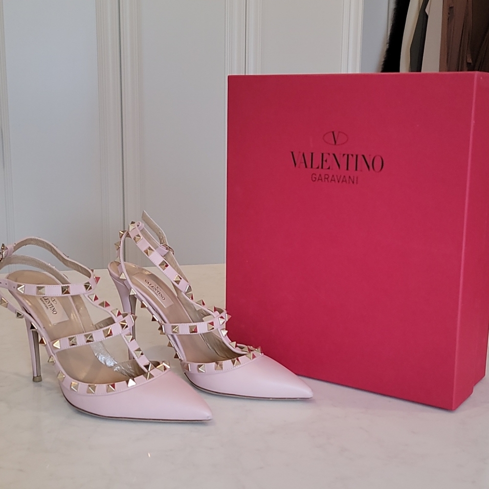 Valentino Garavani Rock Stud in Water Rose